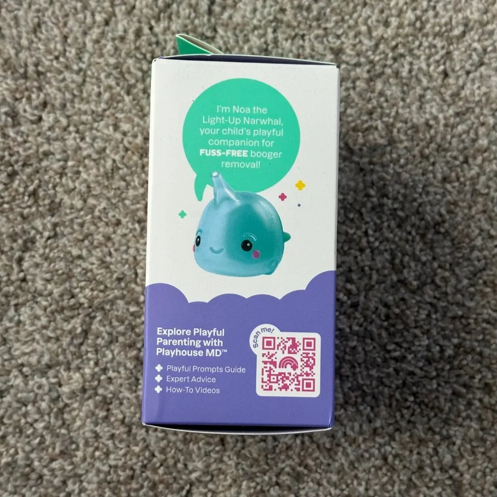 NEW playhouse md light-up narwhal nasal bulb 🤍